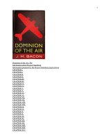 The Dominion of the Air ppt