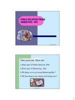 Tổng quan Marketing - Mix doc