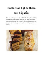 Bánh cuộn hạt dẻ thơm bùi hấp dẫn potx