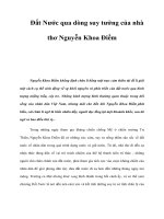 Đất Nước qua dòng suy tưởng của nhà thơ Nguyễn Khoa Điềm docx