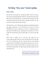 Sôi động “bán, mua” doanh nghiệp pdf