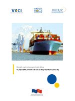 Khuyến nghị phương án hành động Vụ kiện CBPG, CTC đối với mắc áo thép Việt Nam tại Hoa Kỳ pptx