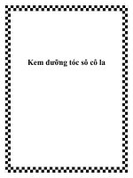 Kem dưỡng tóc sô cô la potx