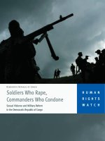 Soldiers who rape, commanders who condone - sexual violence and military reform in the Democratic Republic of Congo potx