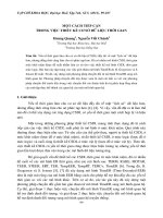 MỘT CÁCH TIẾP CẬN TRONG VIỆC THIẾT KẾ CƠ SỞ DỮ LIỆU THỜI GIAN pot