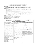 tính chất ba đường trung tuyến của tam giác - hình học 7 - gv.đ.h.quân