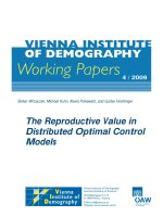 The Reproductive Value in Distributed Optimal Control Models potx