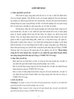 Hoàn thiện công tác kế toán doanh thu, chi phí và xác định kết quả kinh doanh nhằm mở rộng mạng lưới tiêu thụ tại Công ty TNHH TM Vũ Long