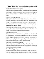 “Mẹo” thúc đẩy sự nghiệp trong năm mới docx