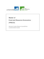 Master of Food and Resource Economics (FRECO) pdf