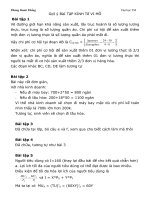 GỢI Ý BÀI TẬP KINH TẾ VI MÔ doc