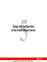Usage and Configuration of the Oracle Shared Server pptx