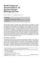 Radiological Assessment of Gynecologic Malignancies ppt