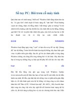 Sổ tay PC: Bôi trơn cỗ máy tính potx