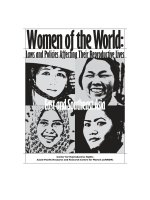WOMEN OF THE WORLD: LAWS AND POLICIES AFFECTING THEIR REPRODUCTIVE LIVES pptx