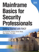 mainframe basics for security professionals - getting started with racf