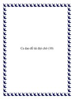 Những bài ca dao dân ca đề tài đợi chờ pptx