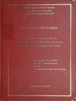 Dịch vụ hàng hải của công ty cổ phần đại lý hàng hải Việt Nam (VOSA) Thực trạng và giải pháp phát triển