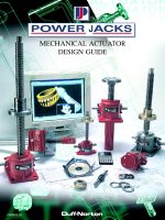 Mechanical actuator design guide