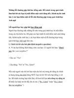 Những lỗi thường gặp khi hoc tiếng anh docx