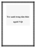 Tre xanh trong tâm thức người Việt docx