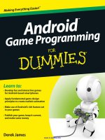 Android Game Programming For Dummies ppt