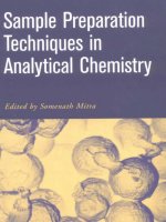Sample Preparation Techniques in Analytical Chemistry potx