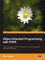 Object-Oriented Programming with PHP5 pptx