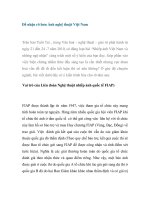 Để nhận rõ hơn Ảnh nghệ thuật Việt Nam docx