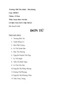 Bài tập môn soạn thảo văn bản trường đại học tài chính marketing pdf