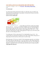 TÁC NHÂN LẠNH VÀ SỰ ẢNH HƯỞNG ĐẾN MÔI TRƯỜNG pdf