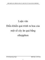 Điều khiển quá trình ra hoa của một số cây ăn quả bằng ethepphon doc