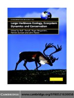Large Herbivore Ecology, Ecosystem Dynamics and Conservation docx