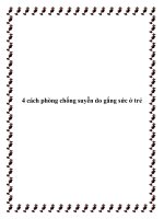 4 cách phòng chống suyễn do gắng sức ở trẻ pot