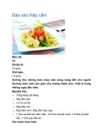 Đậu xào thập cẩm pdf