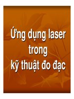 ứng dụng laser trong kỹ thuật đo đạc