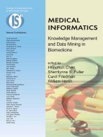 MEDICAL INFORMATICS Knowledge Management and Data Mining in Biomedicine docx
