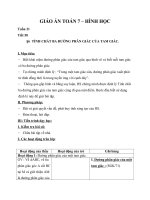 tính chất ba đường phân giác của tam giác - hình học 7 - gv.tr.d.quang