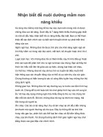 Nhận biết để nuôi dưỡng mầm non năng khiếu docx