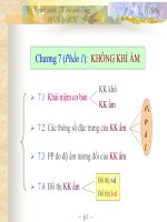 Chương 7 (Phần 1): Không khí ẩm docx