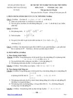 Bộ đề Toán Ôn thi TN THPT 1013 của Tỉnh Bình Thuận (Phần 1) pdf