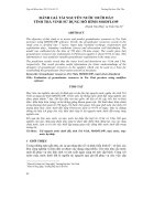 ĐÁNH GIÁ TÀI NGUYÊN NƯỚC DƯỚI ĐẤT TỈNH TRÀ VINH SỬ DỤNG MÔ HÌNH MODFLOW pdf