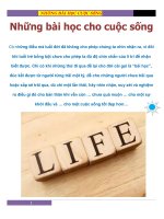 Những bài học đích thực cho cuộc sống tươi đẹp