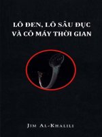 lỗ đen, lỗ sâu đục và cổ máy thời gian