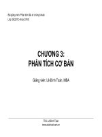 CHƯƠNG 3: PHÂN TÍCH CƠ BẢN potx