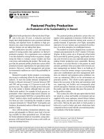 Pastured Poultry Production An Evaluation of Its Sustainability in Hawaii pptx