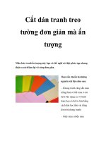 Cắt dán tranh treo tường đơn giản mà ấn tượng docx