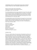 THE REPRODUCTION OF LABOR-POWER IN THE GLOBAL ECONOMY, MARXIST THEORY AND THE UNFINISHED FEMINIST REVOLUTION ppt