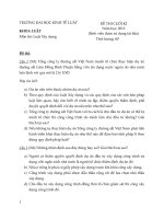 Đề thi Luật xây dưng ppt