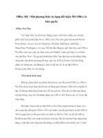 Office 365 - Một phương thức sử dụng tiết kiệm MS Office có bản quyền pptx